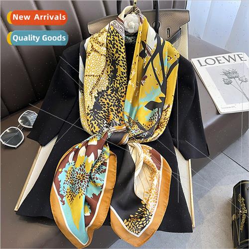 Spring Autumn  thin simulation silk leaves striped silk scar