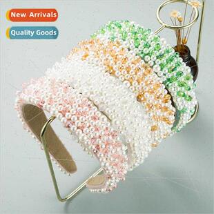 Europa hair accessories new bride pearl hair band Korean pri