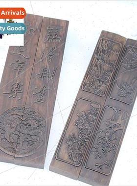 Mahogany Book Pillow Large Black Catalpa Ruler Contentment