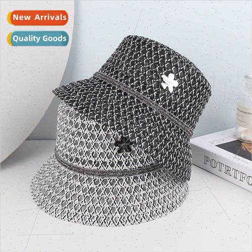 Summer hollow breathable fisherman hat ladies outdoor sun-sh