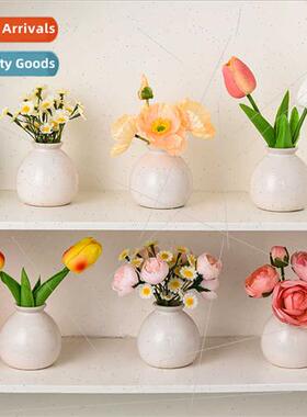 Modern simple ceramic vase mini simulation flowers living ro