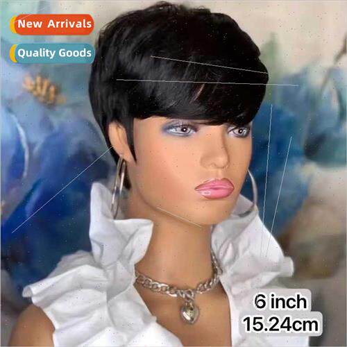 Europe short curly hair african small curly ladies wig head