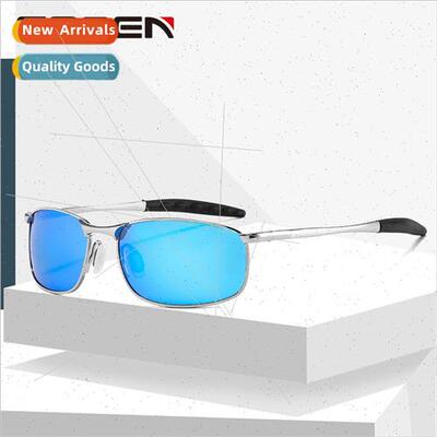 Polarized sunglasses metal frame sunglasses men driving driv