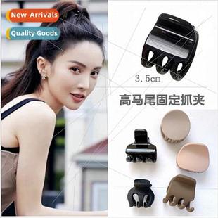 Clip Women Flower Ponytail Back Divine Grab Fixed High Black