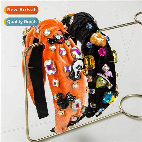 Europe new Halloween hair bands spooky pumpkin dark wind hai
