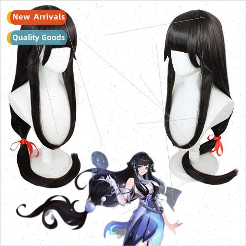 King Xishi cos wig Qi uhai 120cm long glory game character a