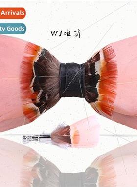 255 Pink Collar Wedding Banquet Bowtie Men Hosting Su Flower