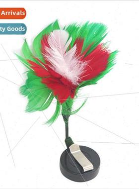 feather flower disappears instantly change silk scarf change
