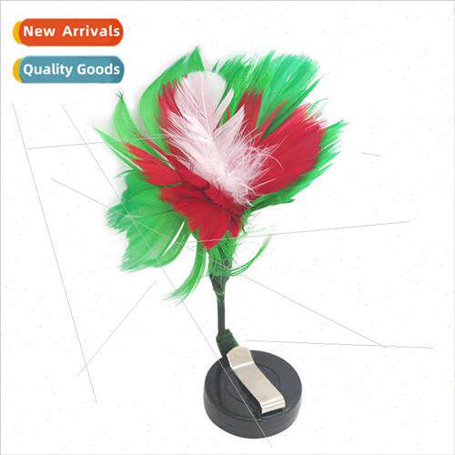 feather flower disappears instantly change silk scarf change