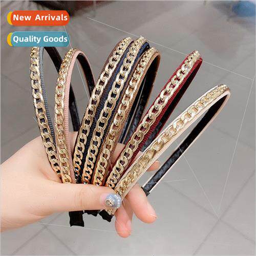 fg273 hair band French elegant retro chain wind fine headban
