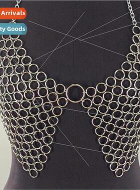 MW3149Europevest sexy small circle connected hanging neck V-