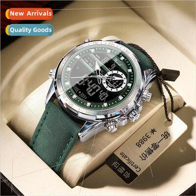 Watch men business students sports multifunction double disp