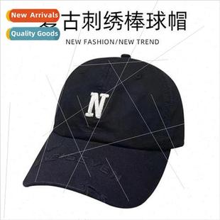 cap shadi Korean sun top round tongue duck new summer High