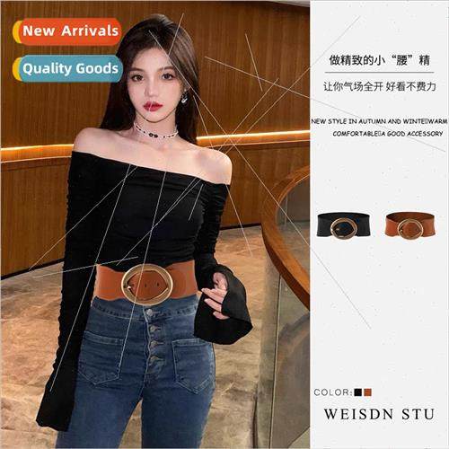 Merad color belt decoration American retro round ring buckle