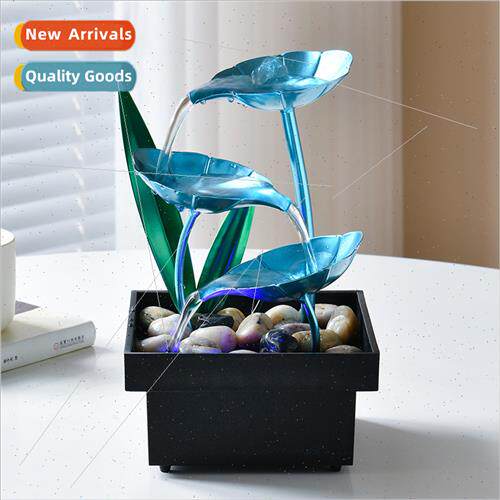 Modern light luxury iron flowing water ornaments water cycle