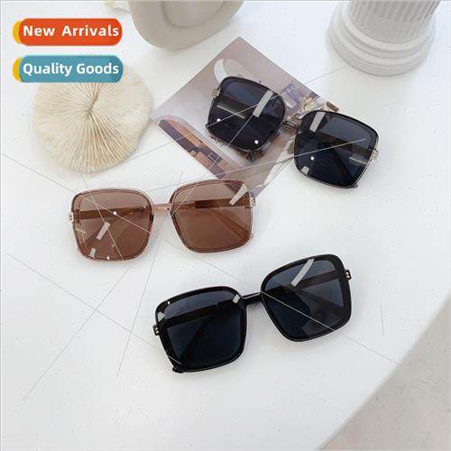 Korean ins large frame retro sunglasses ladies sunglasses fe