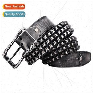 Punk unisex rivets men women belts nd rider belt American li