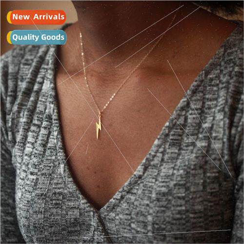 Europe Fashion Trend Geometric Mini ghtning  Accessories Wom