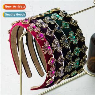 baroque vintage wind bands hair new bow Hair diamond