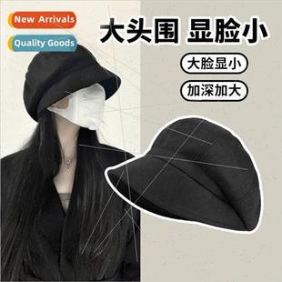 hat female fall Big fisherman circumference winter cap head