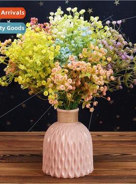 Home living room fake flowers simulation scroll heart full s