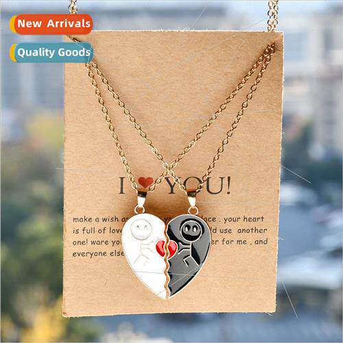 Europe fashion personalized heart-shaped oil drop pendant co