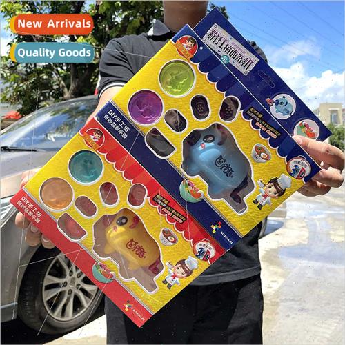 Children color clay play house toys cute piggy color clay no