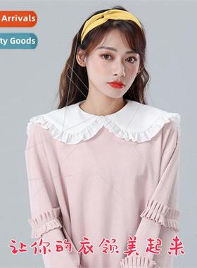 Sweet lovely hundred matching fake collar female shirt colla