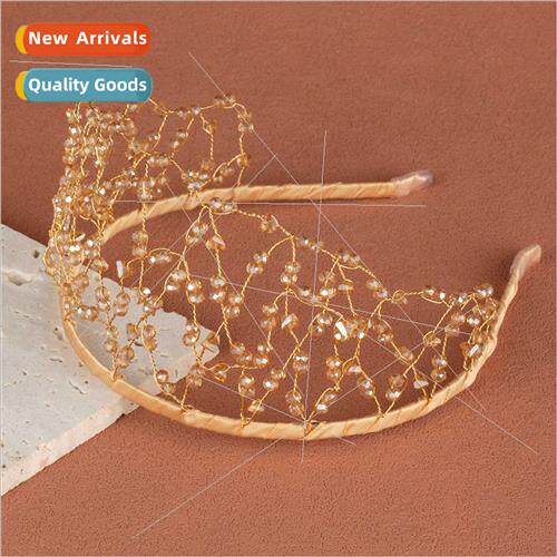 New mesh weaving headband bride wedding dress accessories ha