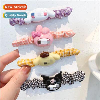 Cute large intestine hair btie hair leather bgirl heart smal