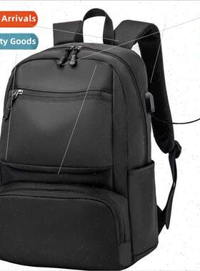 Backpack men women shoulder bag USB charging middle school s