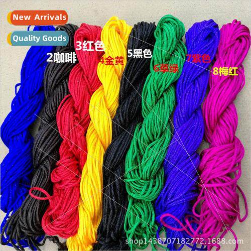Nylon B jade wire pendant lanyard braided bracelet red rope