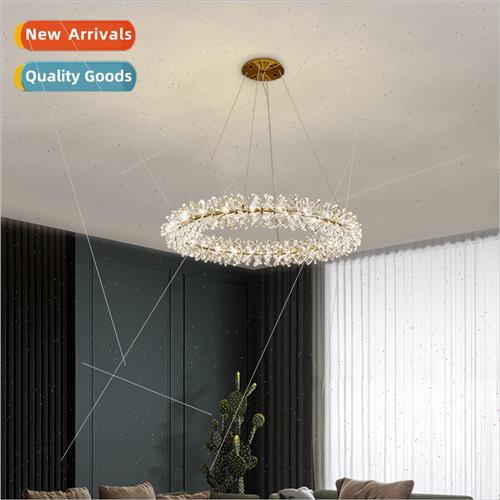 -modern Scandinavian minimalist crystal chandelier light lux