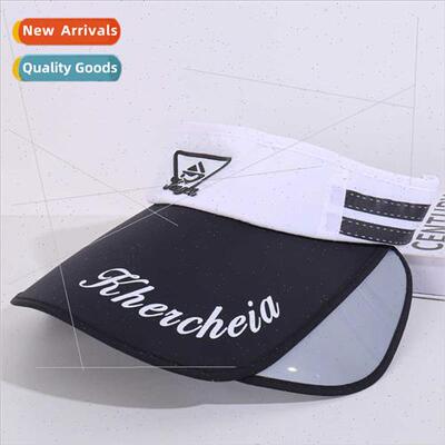 retractable large-brimmed embroidery hollow cap female summe