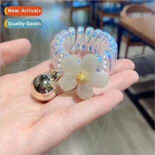 Laser glter flowers telephone wire hair band woman fish girl