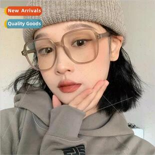 Cold teal eyeglasses frames female myopia new can be equippe