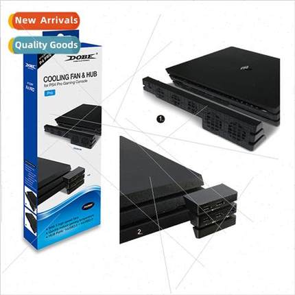 PS4 PRO Fan + HUB K PS4pro Cooling Temperature Control Fan +
