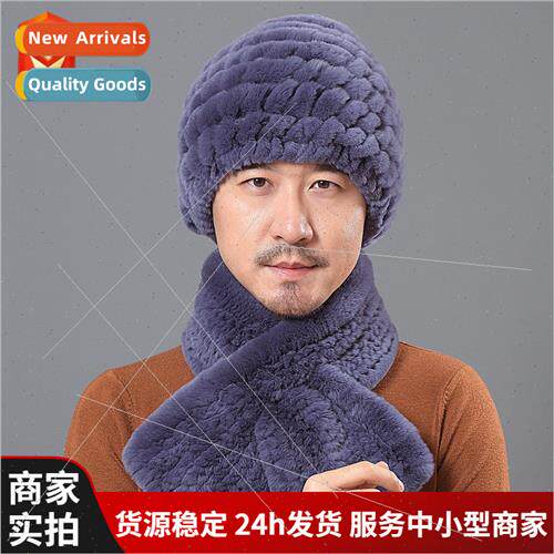 Fur hat in elderly men fall winter thickened warm elderly ot
