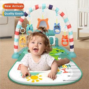 early education projection Baby music piano story bed pedal