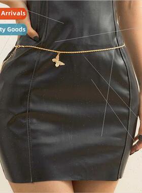Europe Fashion Hip Hop mple Twist Chain Women Body Chain Ret