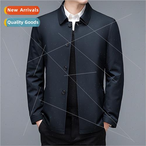 Down jacket men 2023 fall winter new thickened warm middle-a