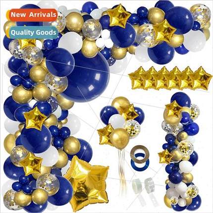 Balloon chain set navy blue children baby theme birthday par