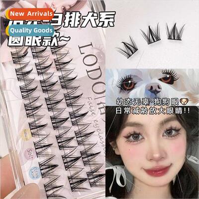 Canine false eyelashes round eye  light Europe cool valor th