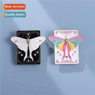 badge creative exquise New tarot couple butterfly card cute