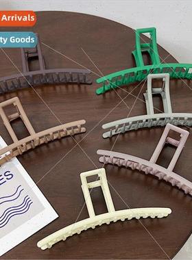 Hairpin grab clip frosted shark clip large back head commute