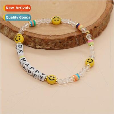 New bohemian  strings LOVE letters crystal beads smiley hand