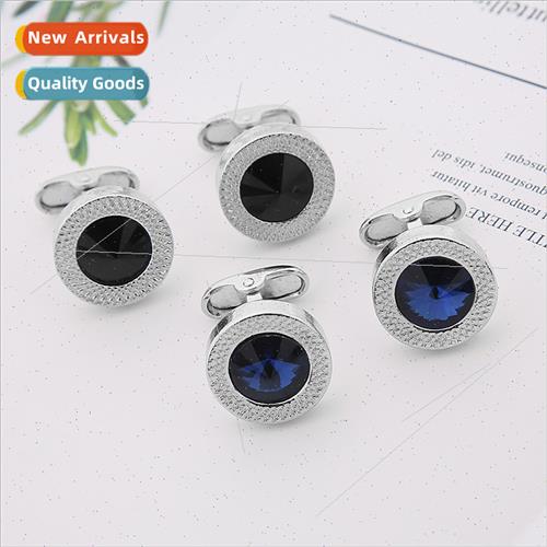 new Austrian crystal diamond cufflinks men French shirt cuff