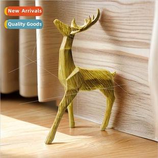 ornament home office Europe crafts deer resin desk geometric