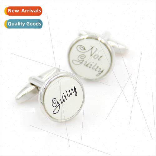 New simple fashion modeling cufflinks round French cufflinks