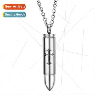 necklace Pure chain Men cross steel Creative tanium